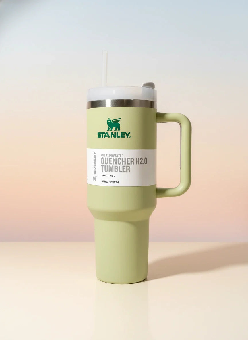 Stanley Quencher H2.0 Tumbler Sage Green 40oz – Euromosh