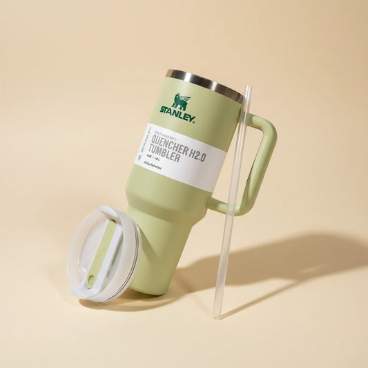 Stanley Quencher H2.0 Tumbler Sage Green 40oz – Euromosh