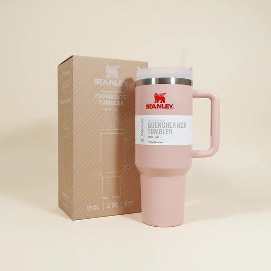 Stanley Quencher H2.0 Tumbler Soft Blush Pink 40oz – Euromosh
