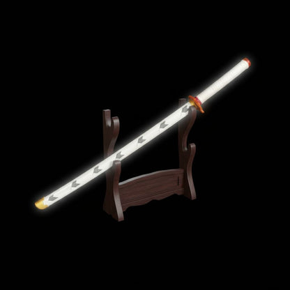 Rengoku LED Katana Sword Flame Breathing – Demon Slayer cosplay sword – Euromosh