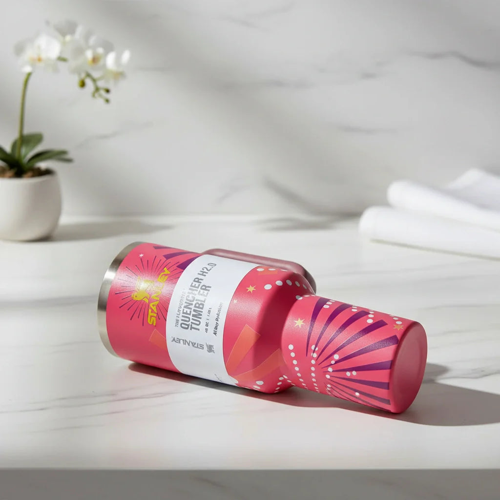 Stanley x Barbie 80s Dynamite Quencher H2.0 FlowState Tumbler 40oz – Euromosh