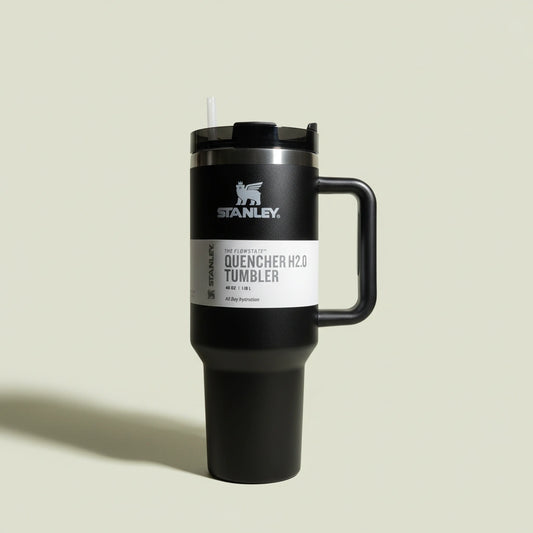 Stanley Quencher H2.0 Tumbler – Matte Black (40oz)