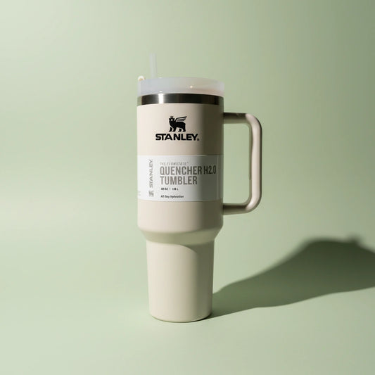 Stanley Quencher H2.0 Tumbler – Classic White (40oz)