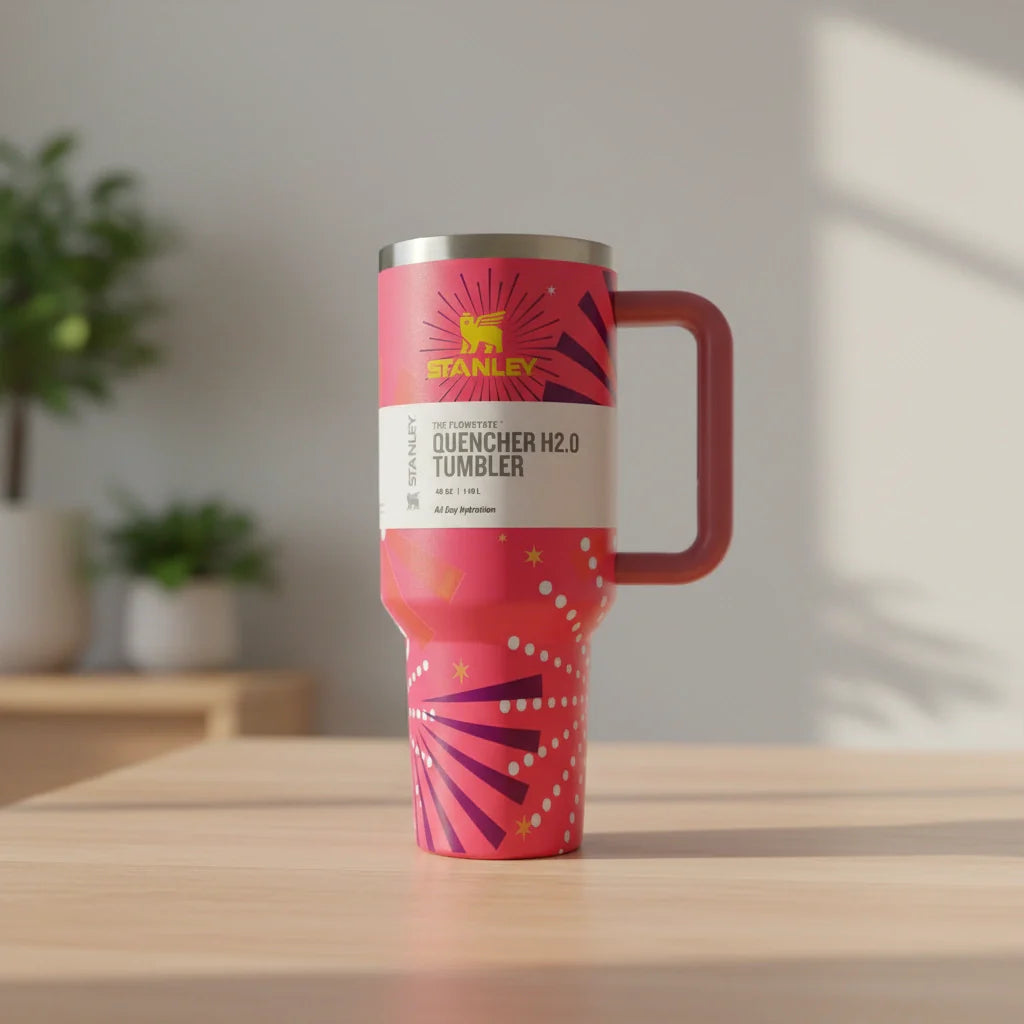 Stanley x Barbie 80s Dynamite Quencher H2.0 FlowState Tumbler 40oz – Euromosh