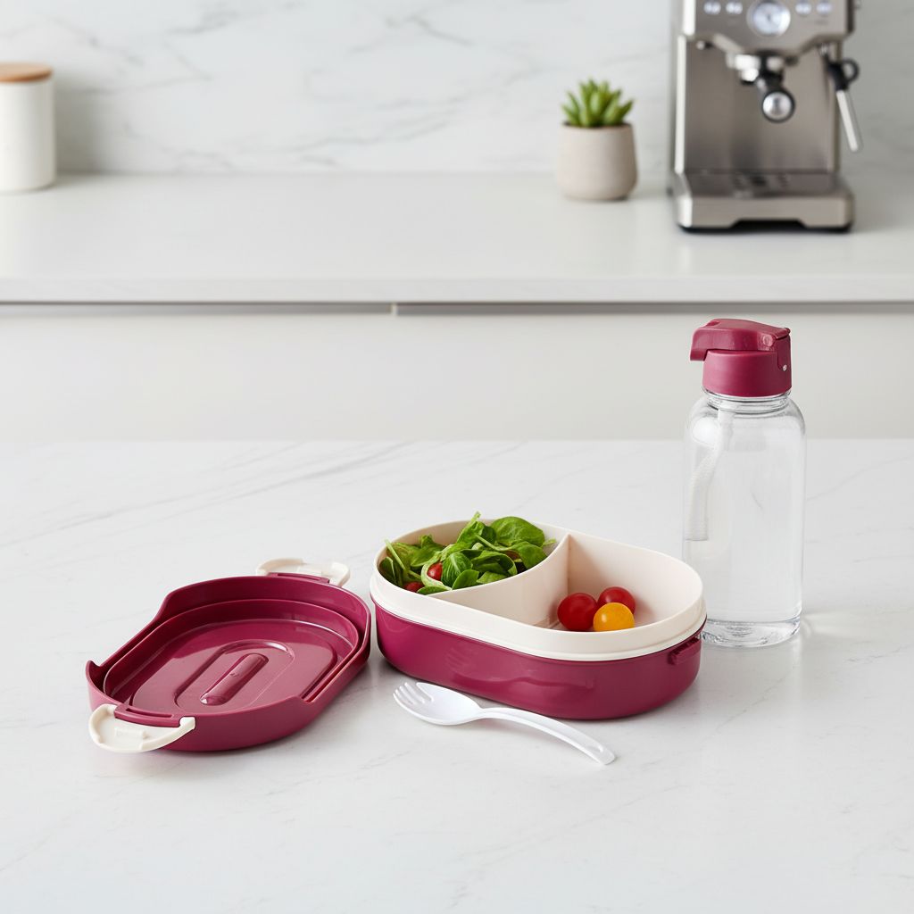 2 Compartment Leakproof BPA-Free Lunch Box with Bottle for Kids School and Travel – Euromosh