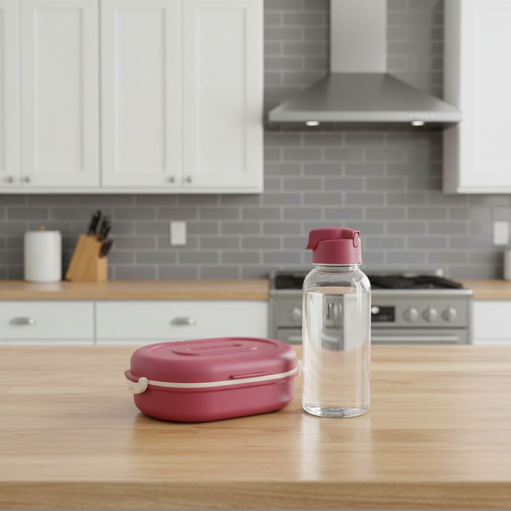 2 Compartment Leakproof BPA-Free Lunch Box with Bottle for Kids School and Travel – Euromosh