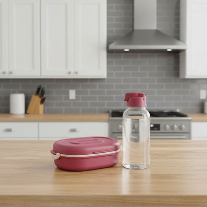 2 Compartment Leakproof BPA-Free Lunch Box with Bottle for Kids School and Travel – Euromosh