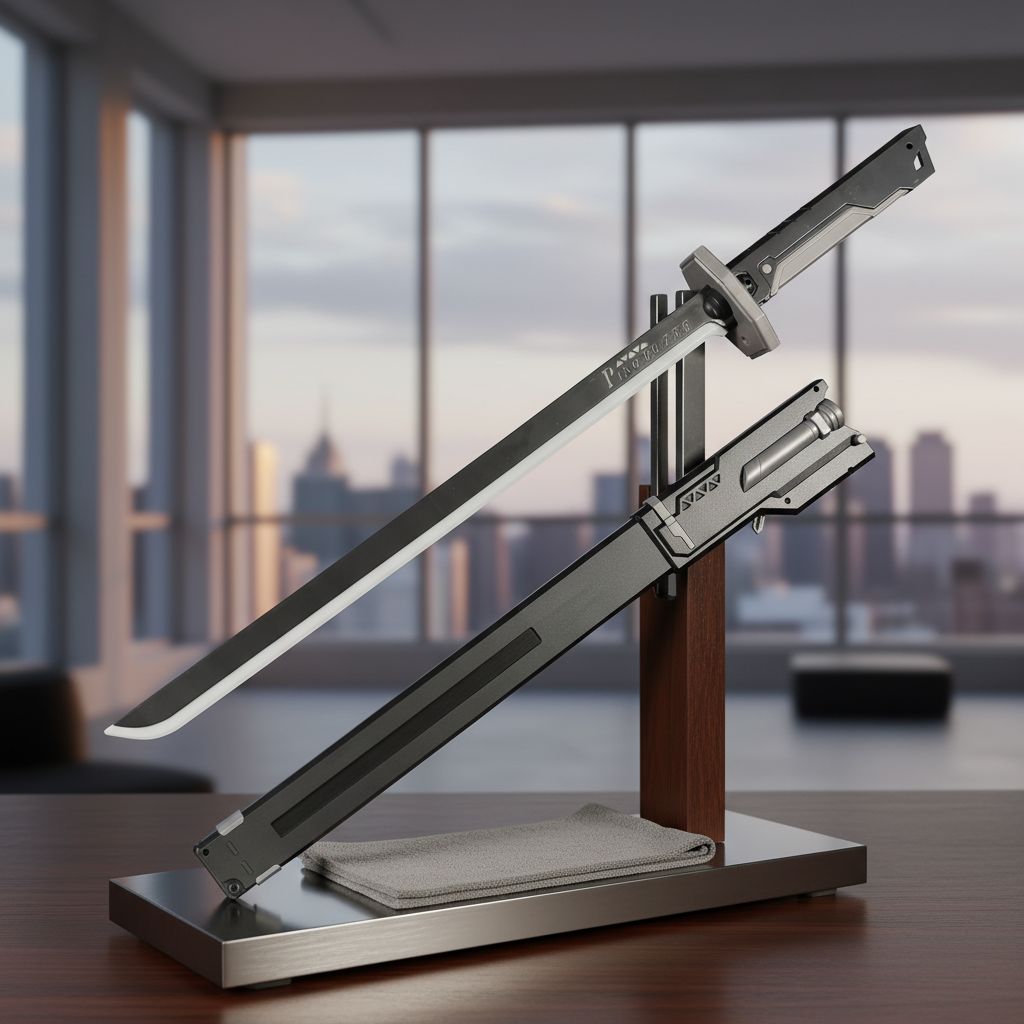 Rechargeable Sparkblade Smoke Katana Sword | RGB Light Up LED Sword with Spark & Sound FX