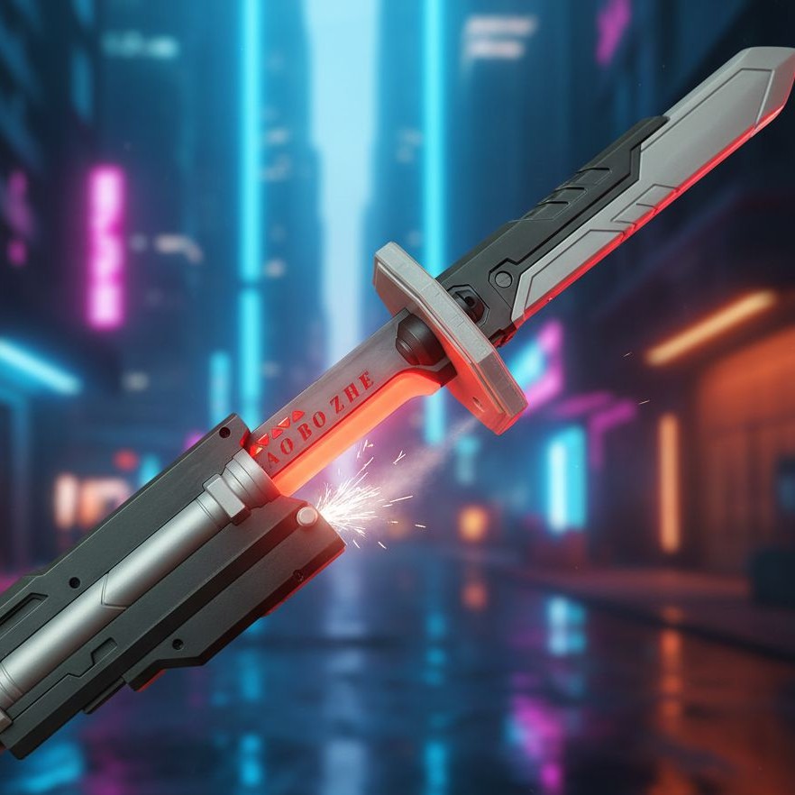 Rechargeable Sparkblade Smoke Katana Sword | RGB Light Up LED Sword with Spark & Sound FX